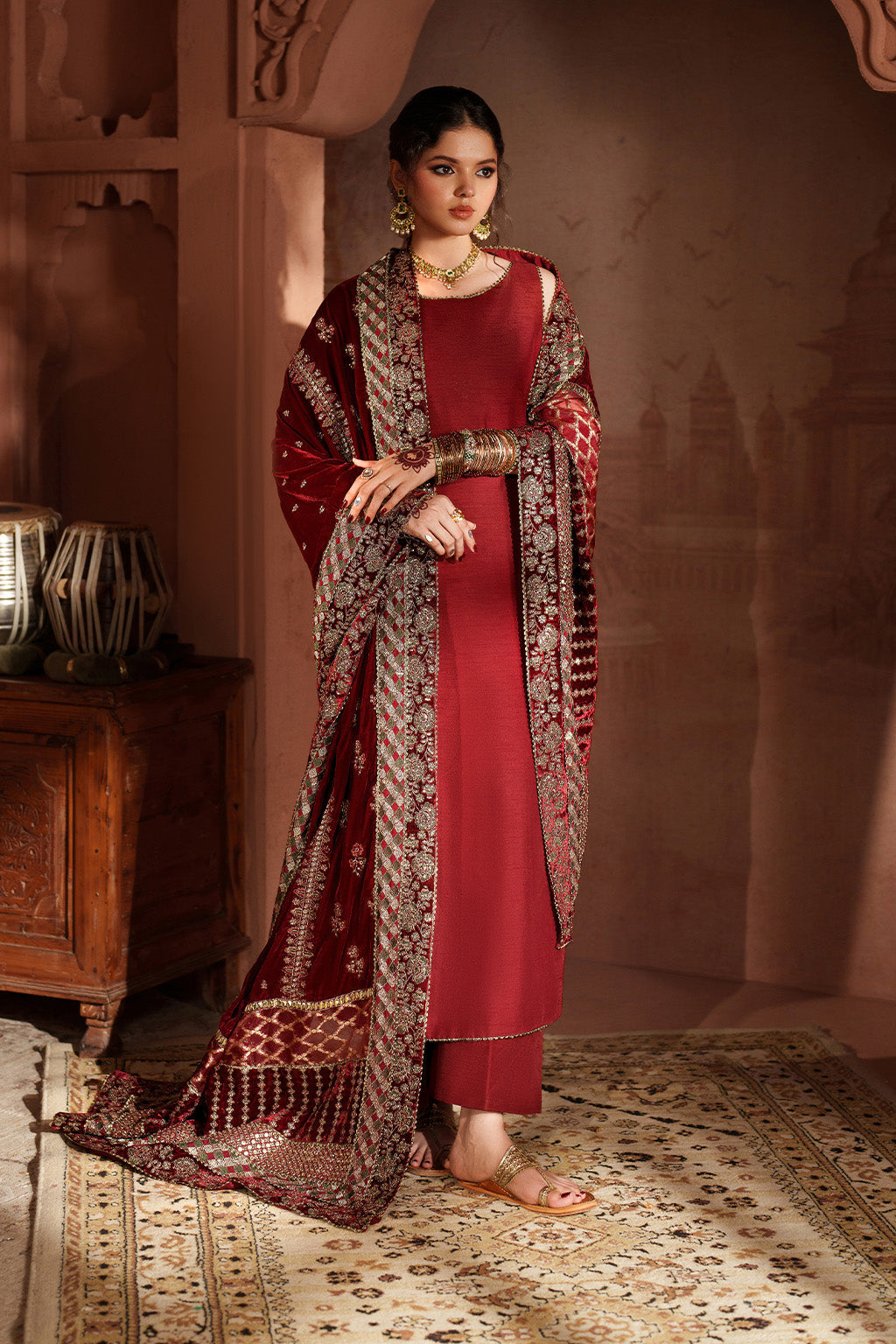 IV-56 راگنی EMBROIDERED VELVET