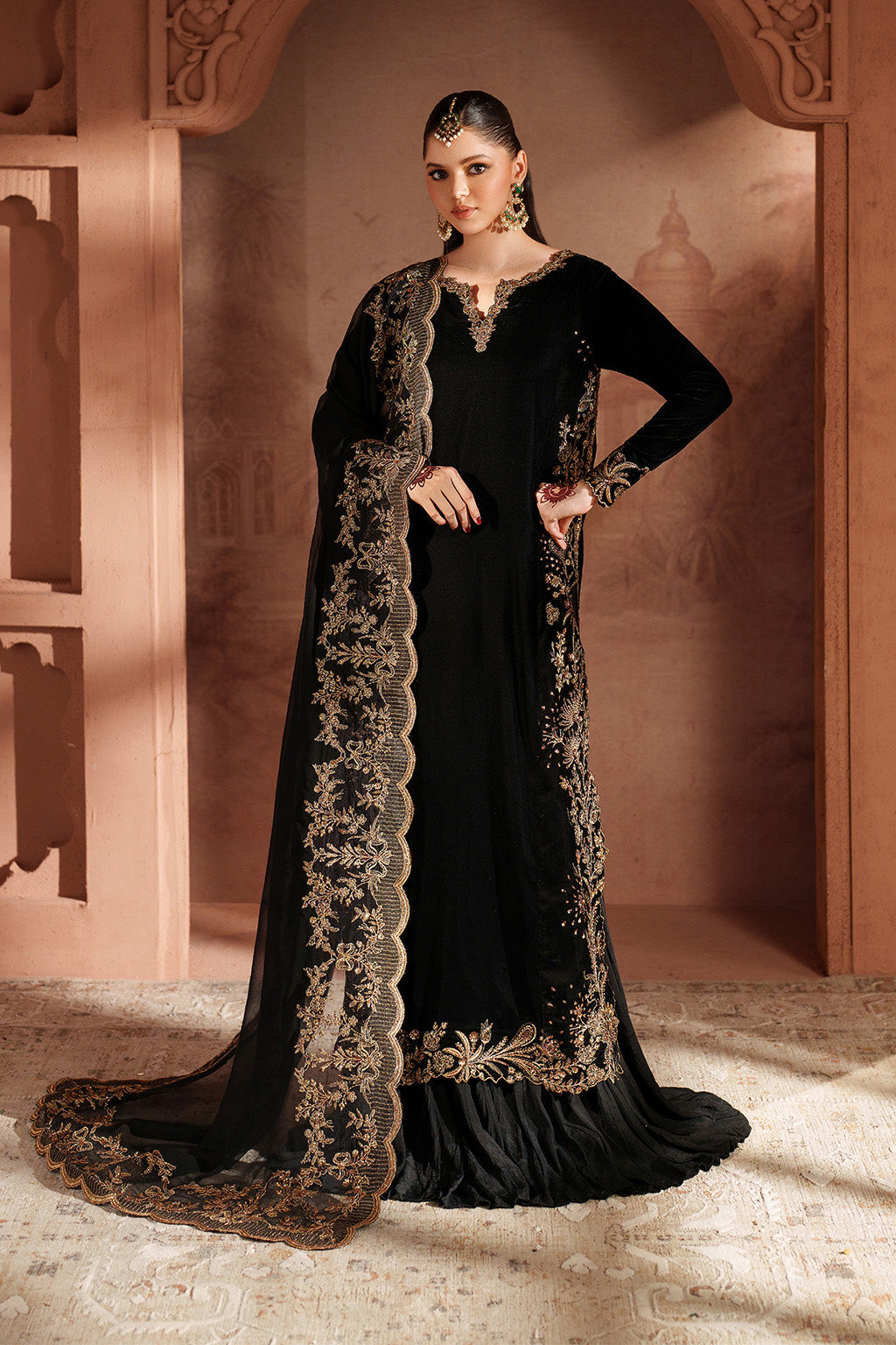 IV-62 راگنی EMBROIDERED VELVET